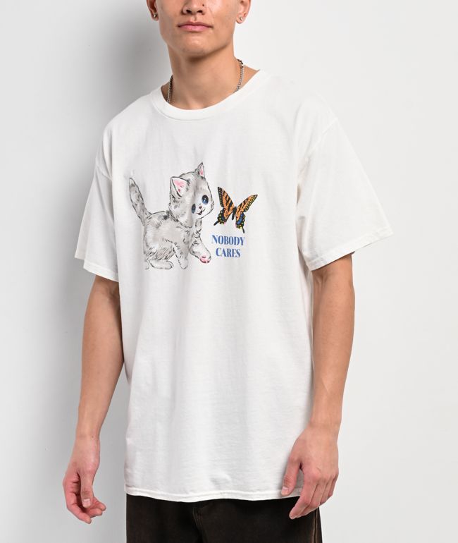 RIPNDIP Nobody Cares White T-Shirt - RIPNDIP