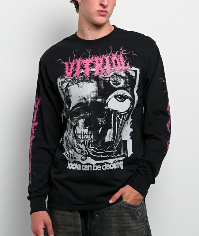 Vitriol Gritty Scene Black Long Sleeve T-Shirt - Vitriol