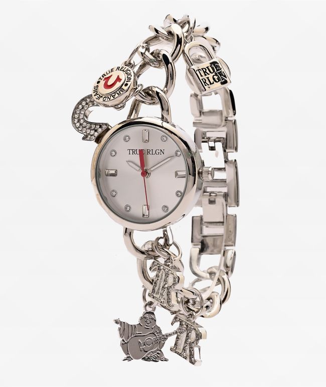 True Religion Charm Silver Watch - True Religion