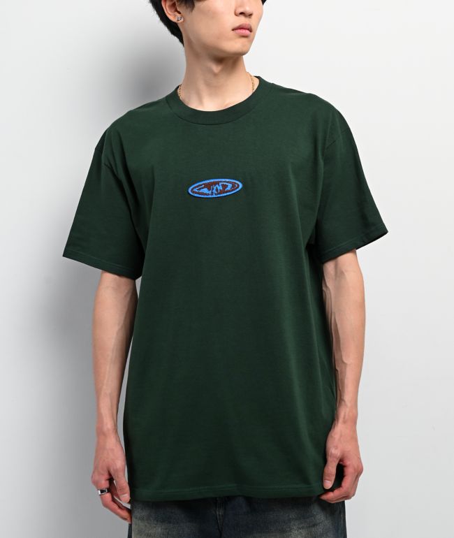 WKND Fishbone Dark Green T-Shirt - WKND Skateboards