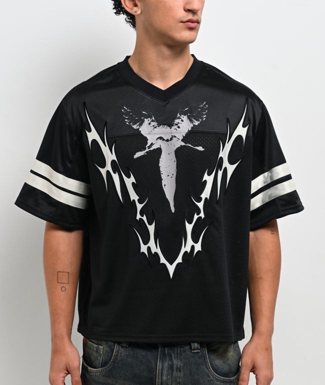 Vitriol Lightning Black Football Jersey - Vitriol