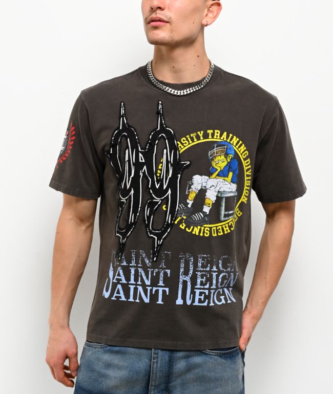 Empyre Tuff Stuff Dark Grey Boxy T-Shirt - Empyre