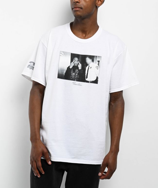Primitive x Tupac Icon Brown T-Shirt | Zumiez