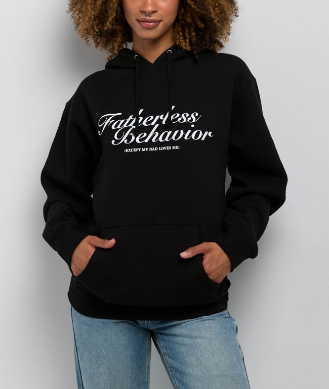 Tara Yummy Fatherless Behavior Black Hoodie - Tara Yummy