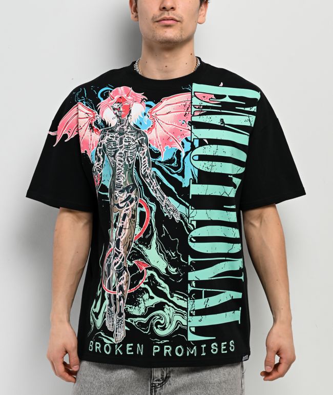Broken Promises Vitalized Black T-Shirt - Broken Promises
