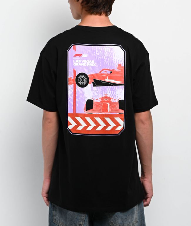 Formula 1 Las Vegas Grand Prix Block Black T-Shirt - Formula 1