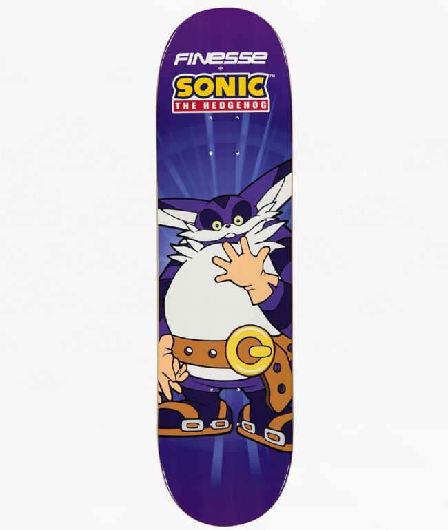 Finesse x Sonic The Hedgehog Big The Cat 8.25" Skateboard Deck - Finesse Skateboards