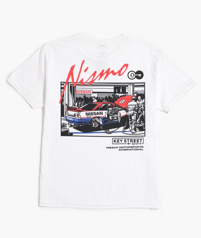 Key Street x NISMO Kids Pit Crew White T-Shirt - Key Street