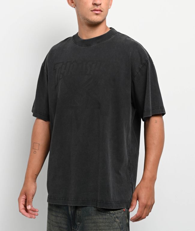 Thrasher Skate Goat Black Wash T-Shirt - Thrasher
