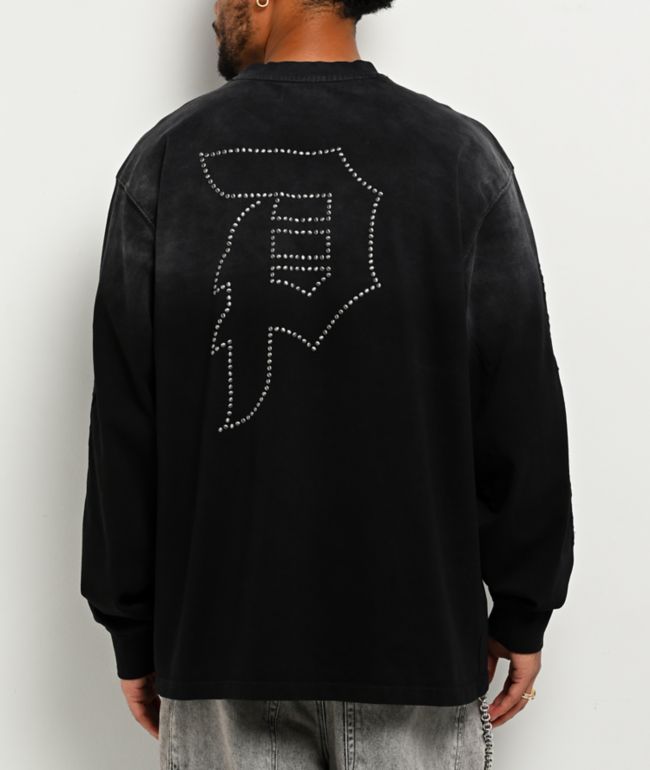 Primitive Nightfall Black Wash Heavyweight Long Sleeve T-Shirt - Primitive