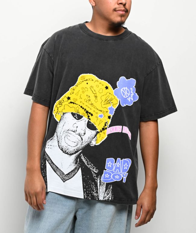 Rodman Apparel Bucket Hat Club Black Wash T-Shirt - Rodman