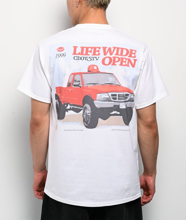 CboysTV LWO Garage White T-Shirt