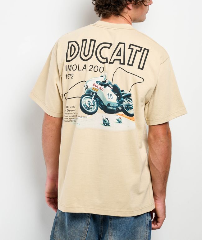 Ducati Imola 200 1972 Sand T-Shirt - Ducati