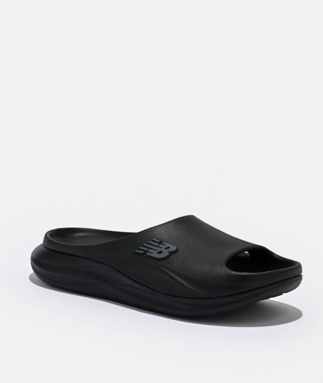 New Balance 6650M Black Slide Sandals - New Balance