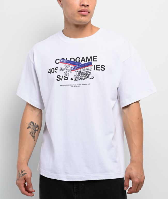 40s & Shorties Cold Game White T-Shirt - 40s & Shorties