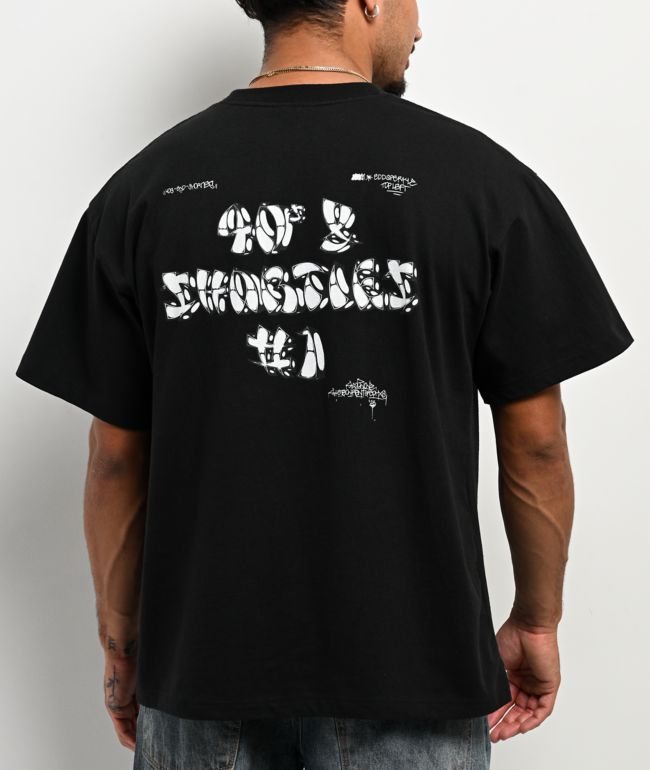 40s & Shorties Cold Game Black T-Shirt - 40s & Shorties
