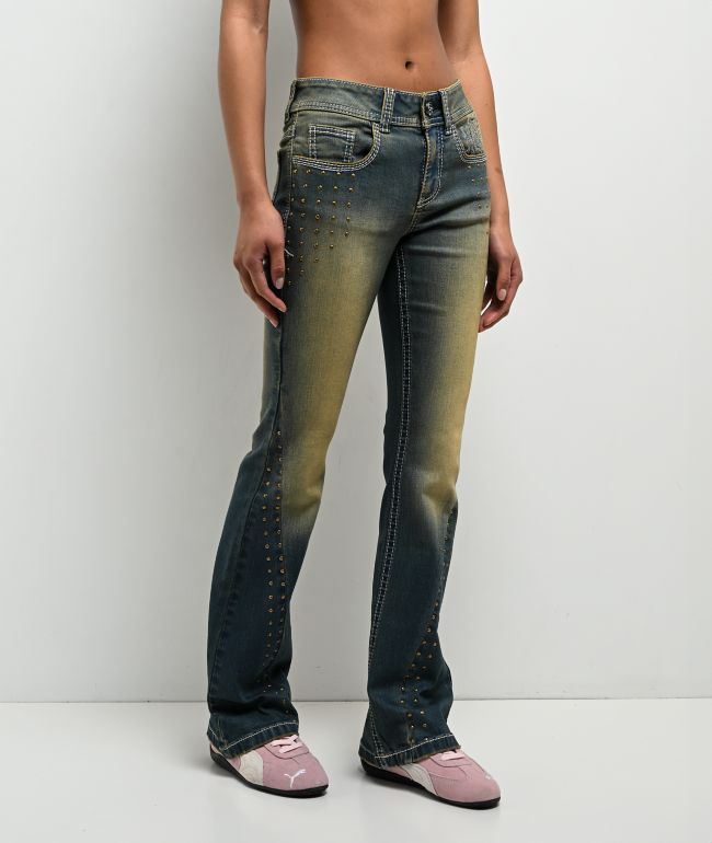 Ninth Hall Idle Consult Straight Leg Denim Jeans