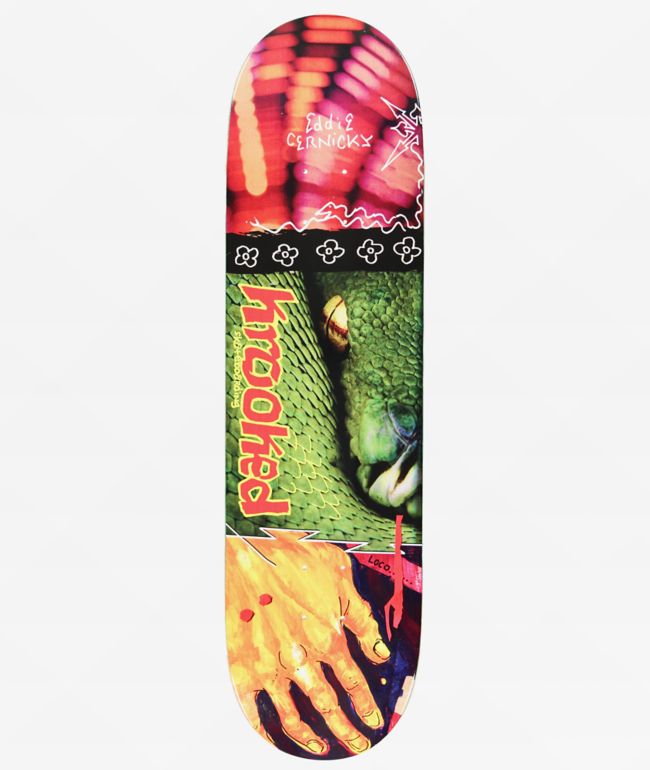 Krooked Cernicky Snake Bite 8.38" Skateboard Deck - Krooked Skateboards