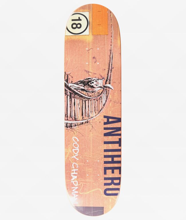 Anti-Hero Chapman Intermodal 8.5" Skateboard Deck - Anti-Hero Skateboards