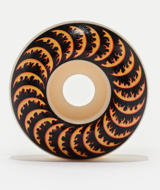 Spitfire x Thrasher Formula Four Flame Classic 52mm 99a White Skateboard Wheels - Spitfire