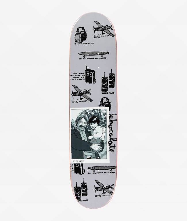 Chocolate York Kid Reissue 7.5" Skateboard Deck - Chocolate Skateboards