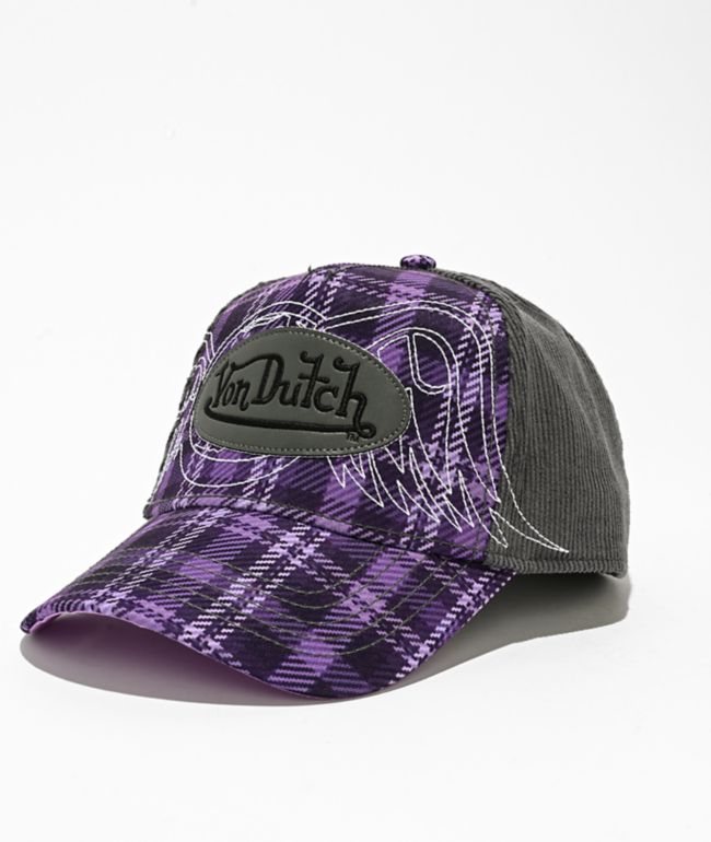Von Dutch vondutch ミニボストンバッグ　パープル 紫 Purple & Lavender Duffle Bowling Bag | Von Dutch