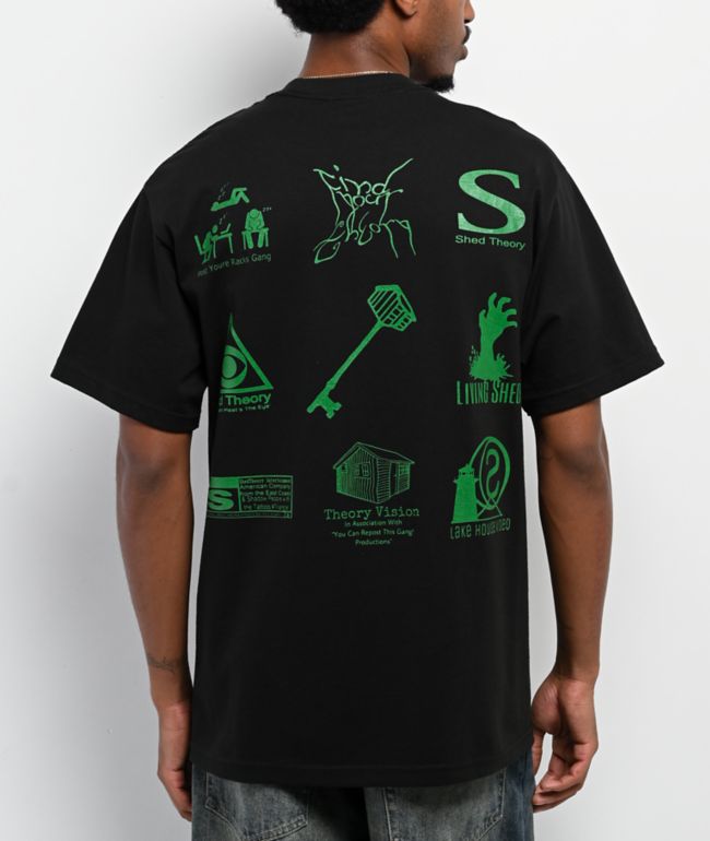 Porfa Standard Flag Black T-Shirt