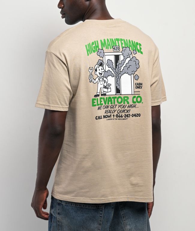 The High & Mighty Lifted Beige T-Shirt - The High & Mighty