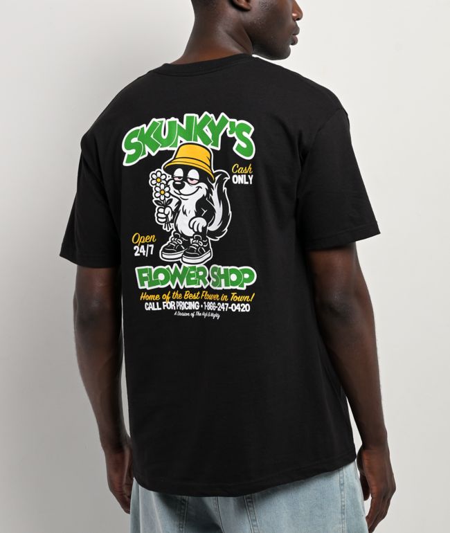 The High & Mighty Smell The Flower Black T-Shirt - The High & Mighty