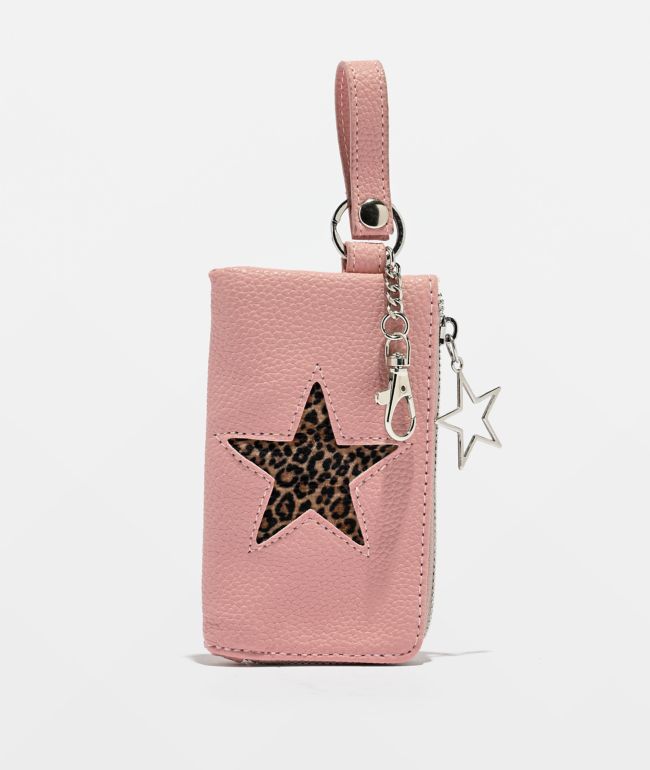 Ninth Hall Leopard Star Pink Mini Wallet - Ninth Hall