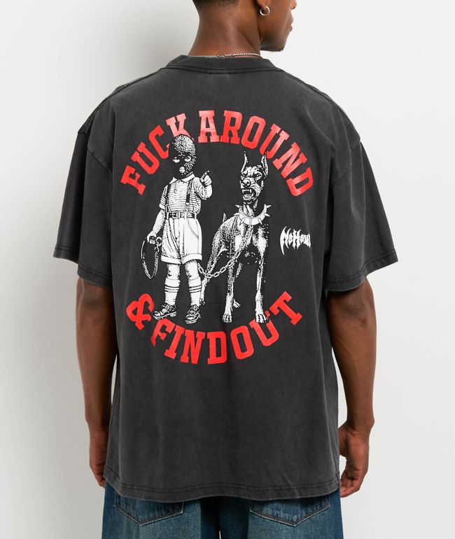 NoHours Find Out Charcoal T-Shirt - Nohours