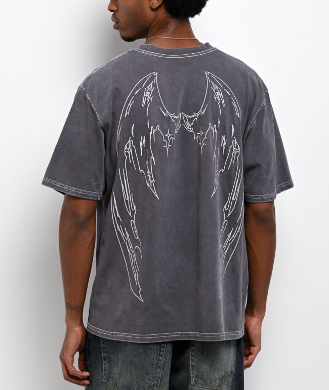 Vitriol Freak Boy Grey Wash T-Shirt - Vitriol