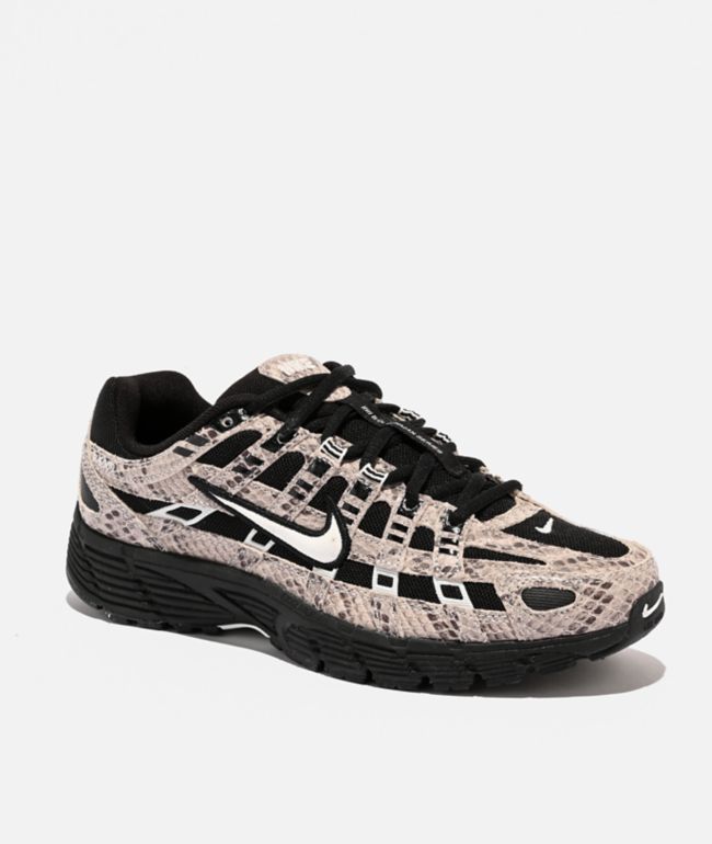 Nike Women's P-6000 White, Black & Python Shoes - Nike