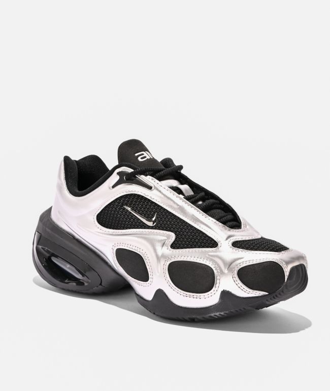 Nike Women's Air Max Muse Metallic Silver & Black Shoes - Nike