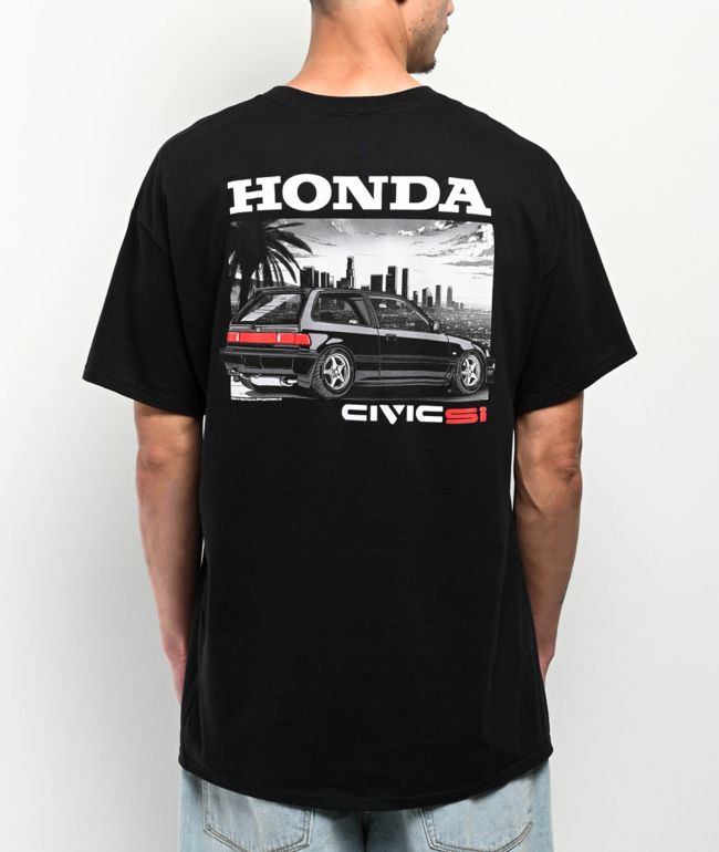 Honda 1990 Civic EF Black T-Shirt - Honda