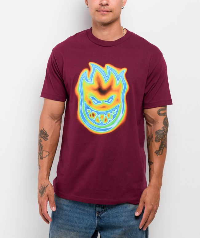 Spitfire Radioactive Bighead Red T-Shirt - Spitfire