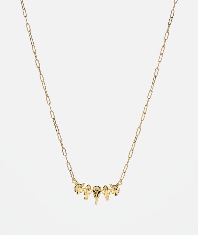 Little Rooms Creature 16" Gold Necklace - Little Rooms