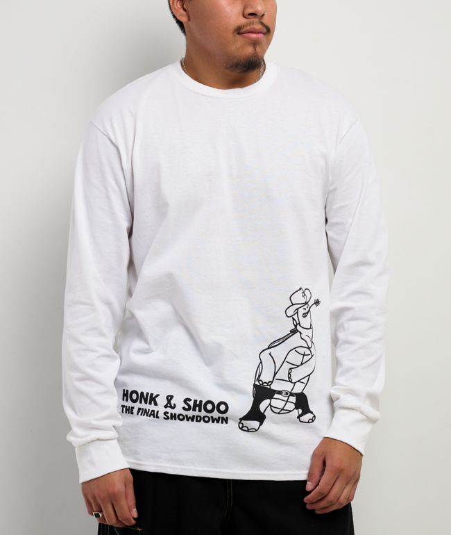 A.LAB Stand Off White Long Sleeve T-Shirt - A.LAB