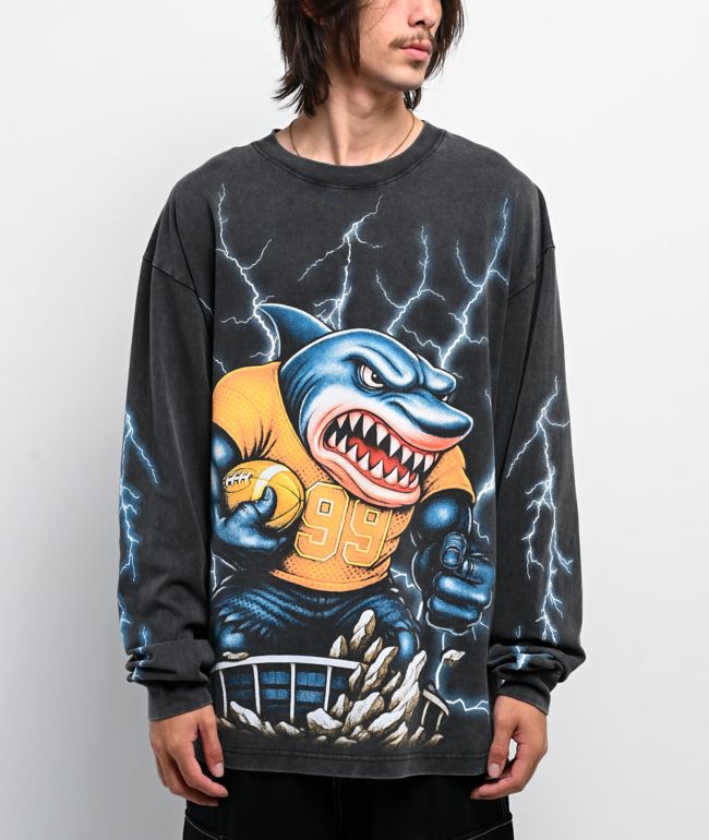 Empyre Chompions Vintage Black Long Sleeve T-Shirt - Empyre