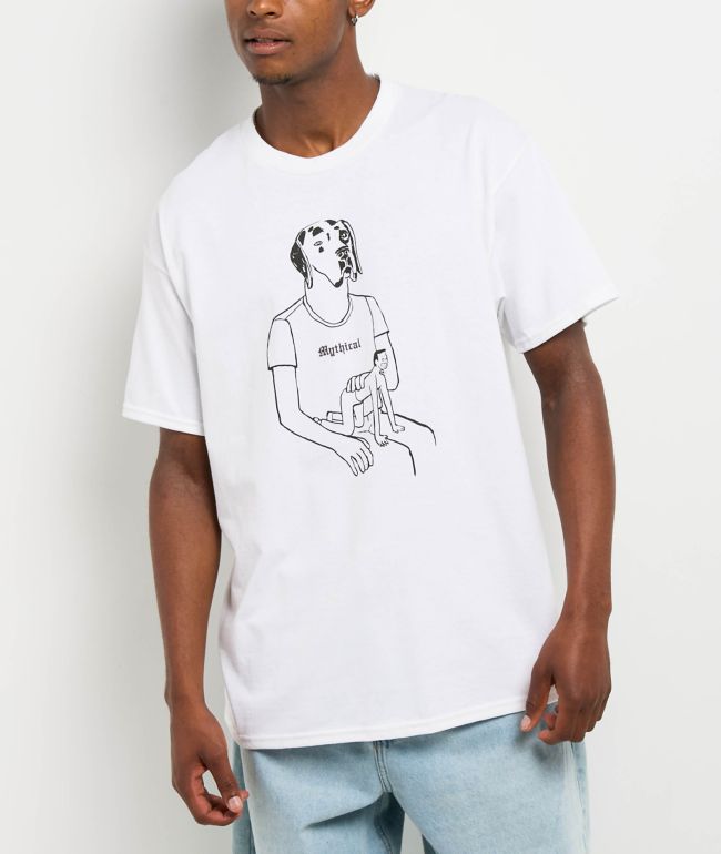 Mythical Dog's Best Friend White T-Shirt - Mythical