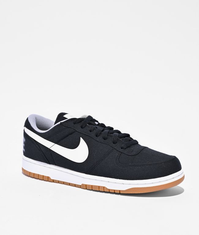 Nike Big Nike Low Lux Black, White & Gum Shoes - Nike