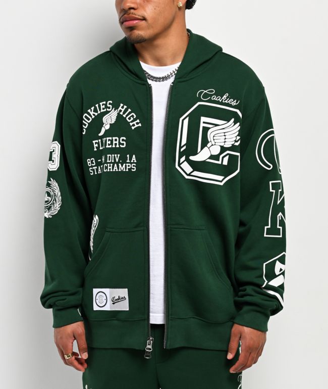 Cookies High Green Zip Hoodie - Cookies Clothing