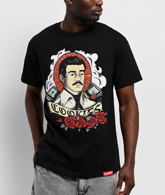 Cookies Malverde Black T-Shirt - Cookies Clothing