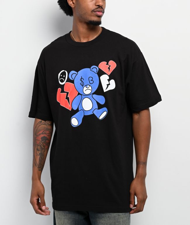 $AD BOYZ by Junior H Broken Heart Club Black T-Shirt