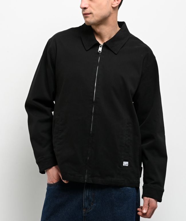 Pro Club Heavyweight Black Zip Track Jacket | Zumiez
