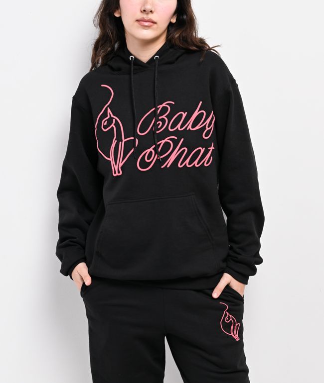 Baby Phat Script Black Hoodie - Baby Phat