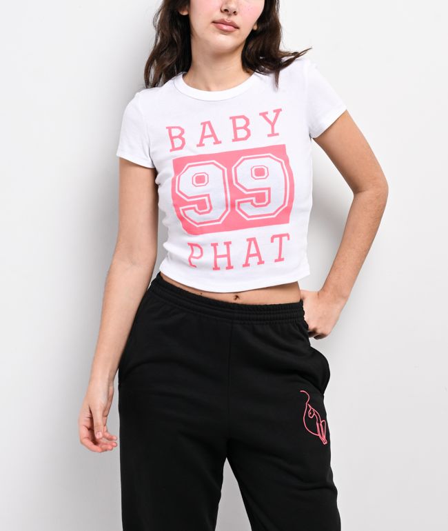 Baby Phat 99 White Crop T-Shirt - Baby Phat