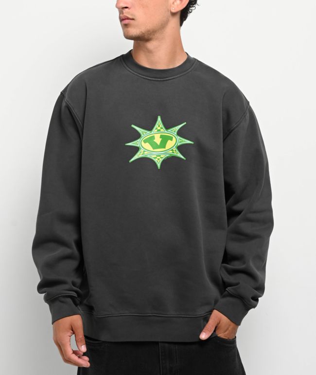 Vans Star Checker Black Crewneck Sweatshirt - Vans
