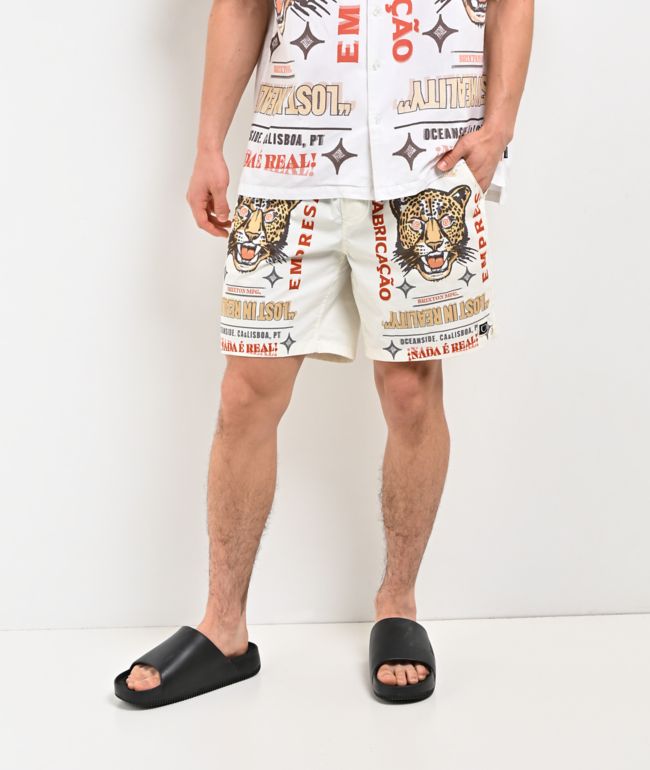 Brixton Everyday Hybrid White Shorts - Brixton