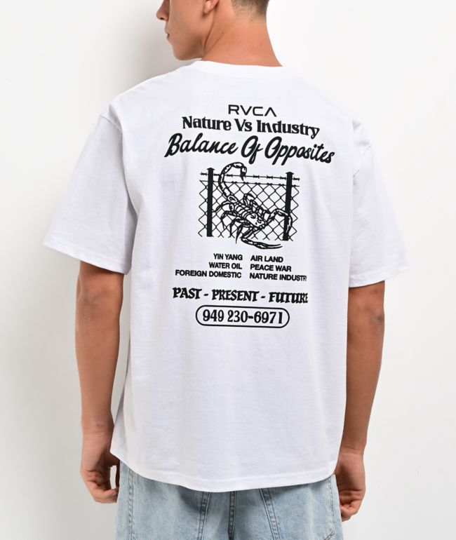 RVCA Security Code White T-Shirt - RVCA